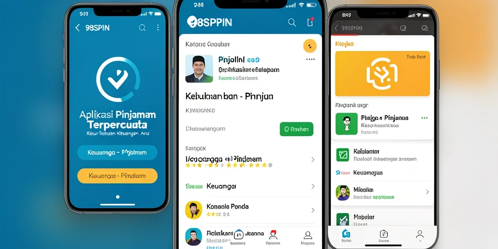 Tampilan antarmuka pengguna 98SPIN yang intuitif dan mudah digunakan.