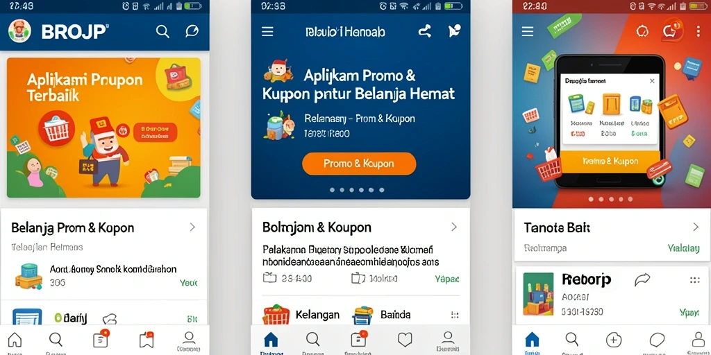Tampilan antarmuka BROJP yang menarik dengan berbagai pilihan promo.