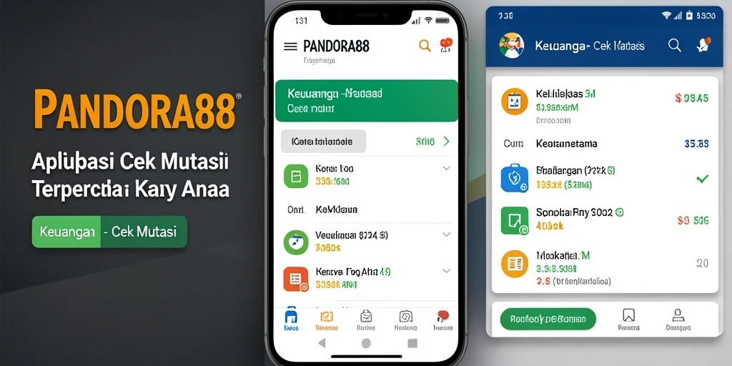 Tampilan antarmuka PANDORA88 dengan fitur Cek Mutasi yang jelas.