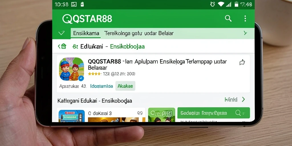 Antarmuka QQSTAR88 yang informatif dan menarik.