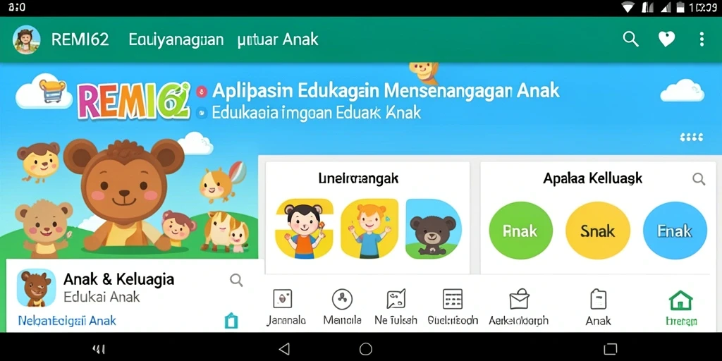 Screenshot tampilan antarmuka REMI62 yang menarik dan interaktif.