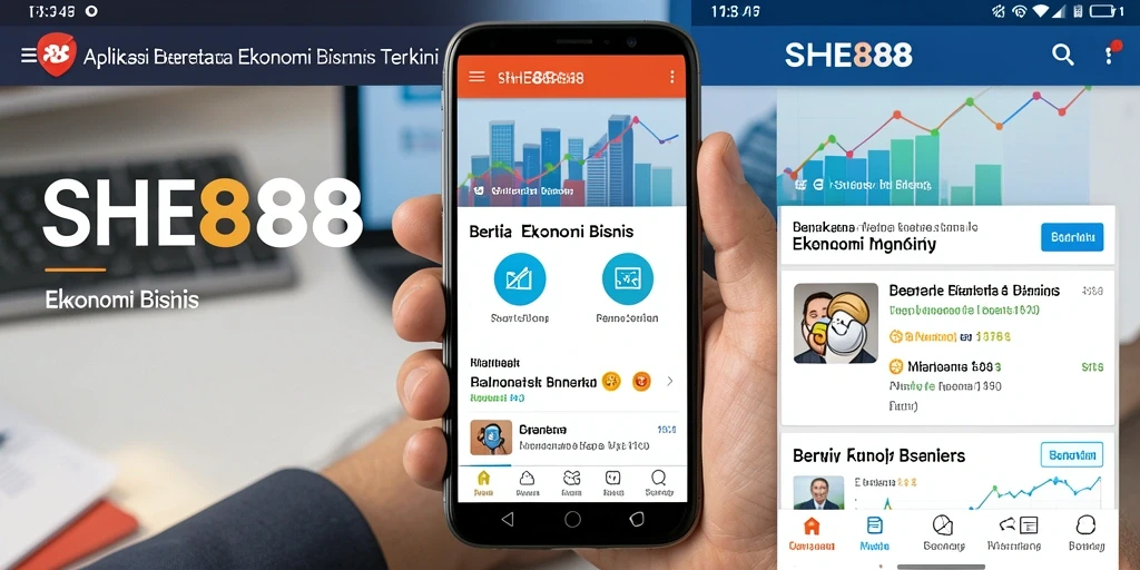 Tampilan antarmuka aplikasi SHE888 yang informatif dan mudah digunakan.