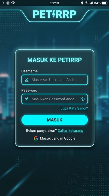 Masuk ke Akun petirrp Anda dengan Mudah
